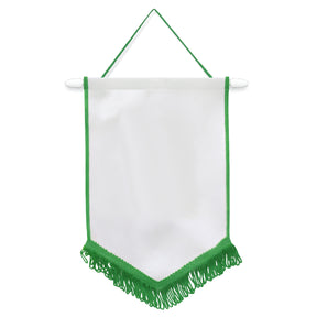 Flags & Banners - Pack of 10 x Pennant - 18cm x 26cm - GREEN - Longforte Trading Ltd