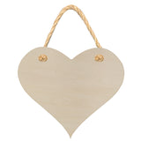 18cm x 15.5cm Sublimation Plywood Heart Hanging Sign