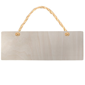 28cm x 10cm Sublimation Plywood Hanging Sign