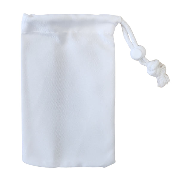 Bags - Premium Drawstring with Stopper - Canvas - White - 15cm x 20cm