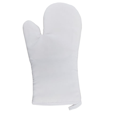 SINGLE Oven Glove - 18.5cm x 33cm - White