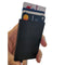 Bags & Wallets - PU - Folding 7-Card Cardholder - Black