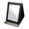 PU - Large Folding Makeup Mirror - Black