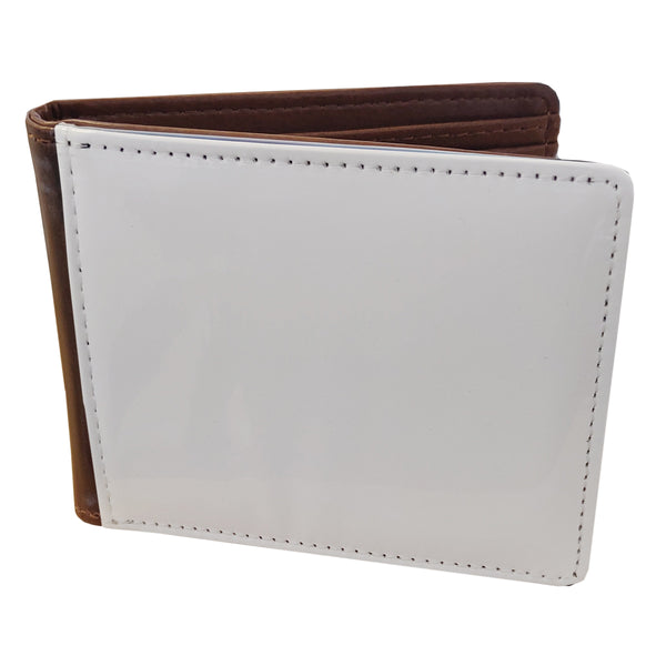 Bags & Wallets - Deluxe PU Wallet - 10.8cm x 9.5cm - BROWN