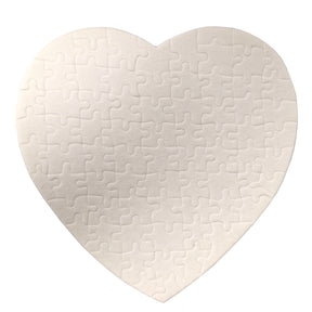 Felt Finish Sublimation Jigsaw Puzzle, Heart Shape | Longforte