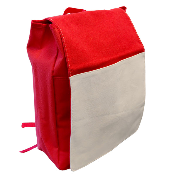 Bags - RUCKSACK - A4 Binder School Bag with Panel - Red -  30cm x 39cm x 11.5cm