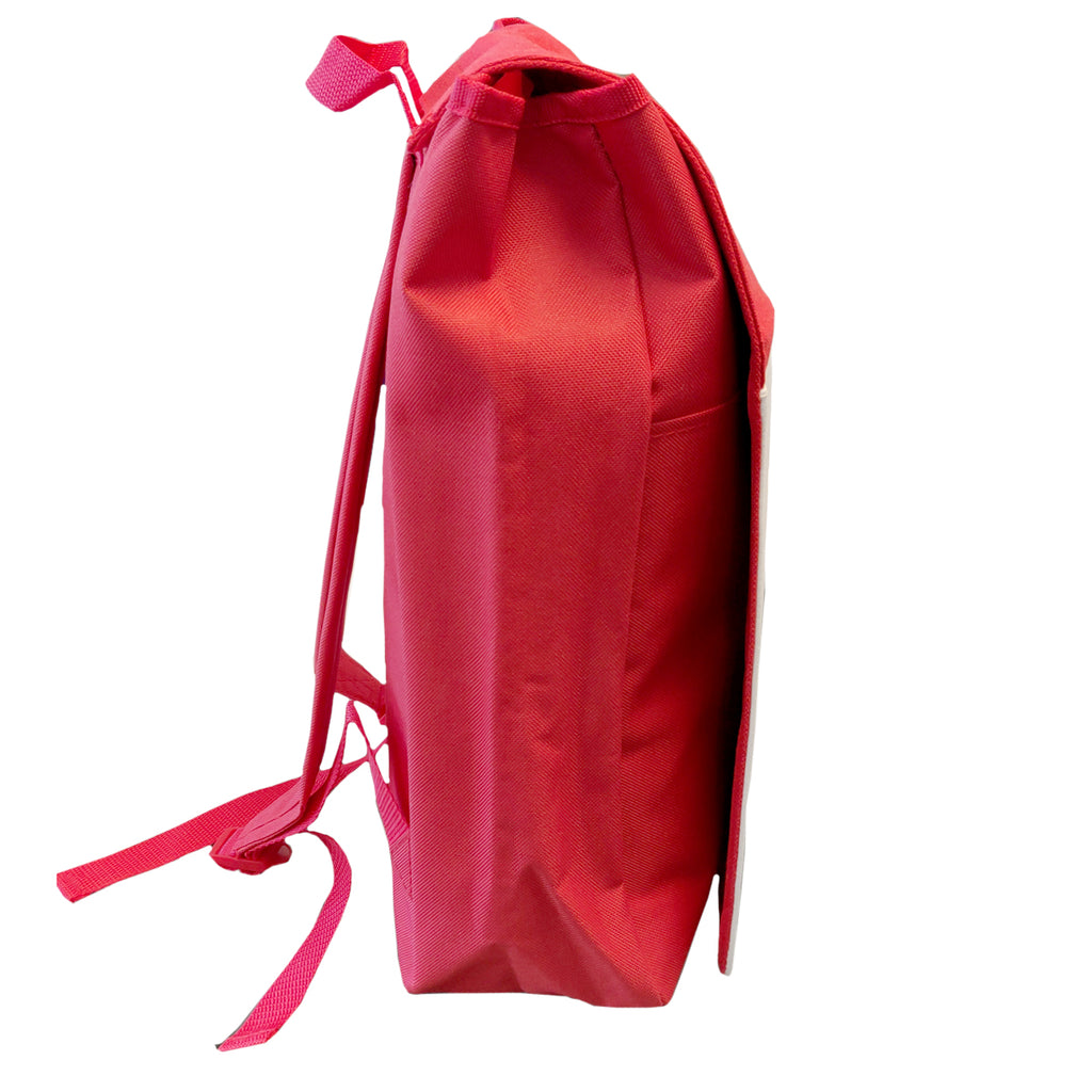 Taschen - RUCKSACK - A4 Ordner Schultasche mit Panel - Rot - 30cm x 39cm x 11,5cm