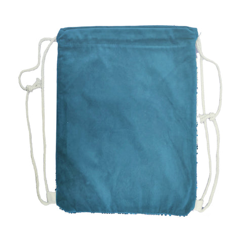 Bags - Sequin DRAWSTRING Bag - 38.5cm x 30cm - LIGHT BLUE - Longforte Trading Ltd