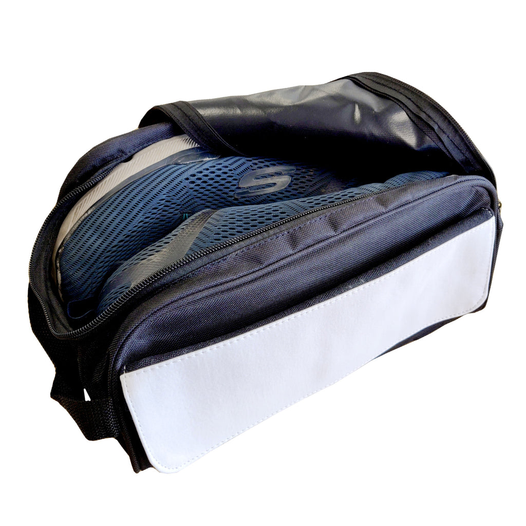 Taschen - Schuh-/Stiefeltasche mit abnehmbarem Einsatz - Schwarz - Druckfläche 8 cm x 25 cm