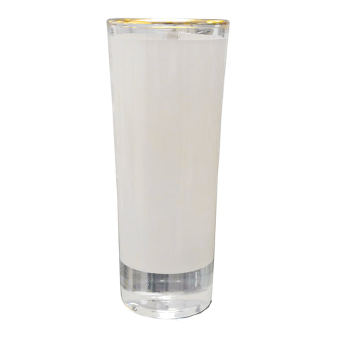 Mugs - Glass - 2.5oz Shot Glass with Gold Rim