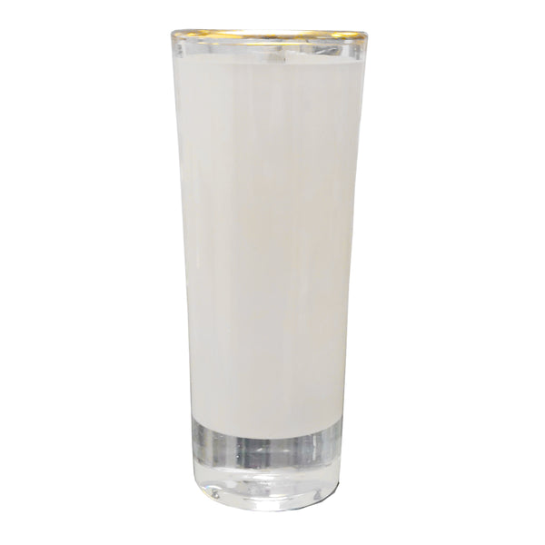 Tassen - Glas - 2,5oz Schnapsglas mit Goldrand