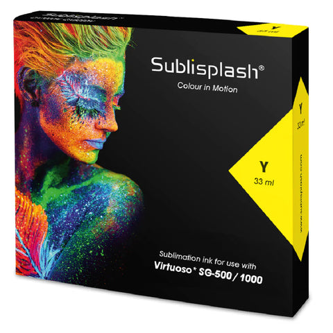 SUBLISPLASH® INK - SG500DN/ SG1000 Cartridge - Yellow 33ml