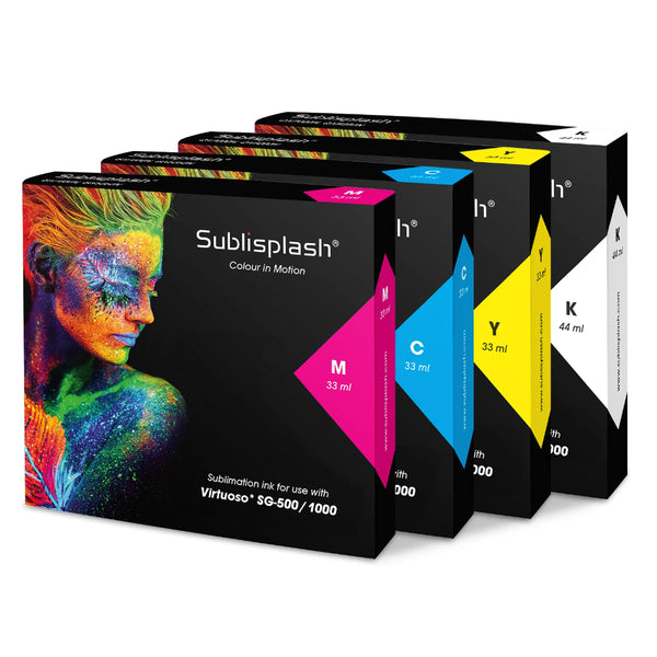 SUBLISPLASH® INK - SG500DN/ SG1000 Cartridge - CMYK Set