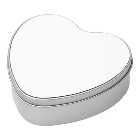 Tins - Metal - Heart - With Printable Insert