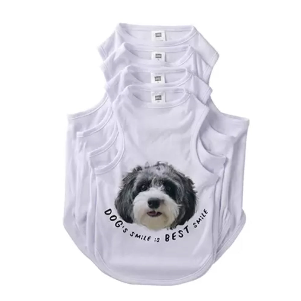 Pet Products - Hunde-Top-Tank-T-Shirt - Weiß