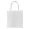 FULL CARTON - 100 x Tote Bags - Venice - Satin White - 38cm x 40cm - Short Handles