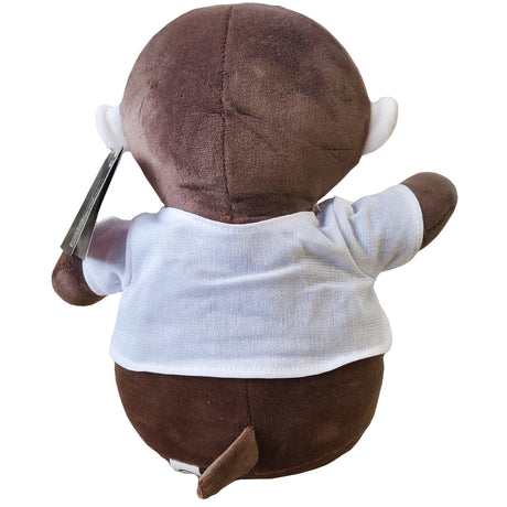 Printa Plush® Sublimation Monkey Plush Toy with Printable T-Shirt