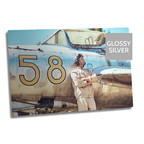 Ultra HD GLOSS SILVER 1.15mm Aluminium Sheets - 15.7" x 23.5" (40cm x 60cm) - Longforte Trading Ltd