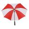 FULL CARTON - 24 x Large Sublimation Golf Umbrellas - 60" diameter - RED/ WHITE
