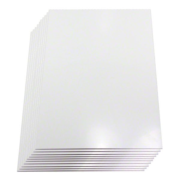 IMPRIMABLE UV - Feuilles d'aluminium extérieures de 1,0 mm - 6" x 12" (15,2 cm x 30,5 cm) - Paquet de 10