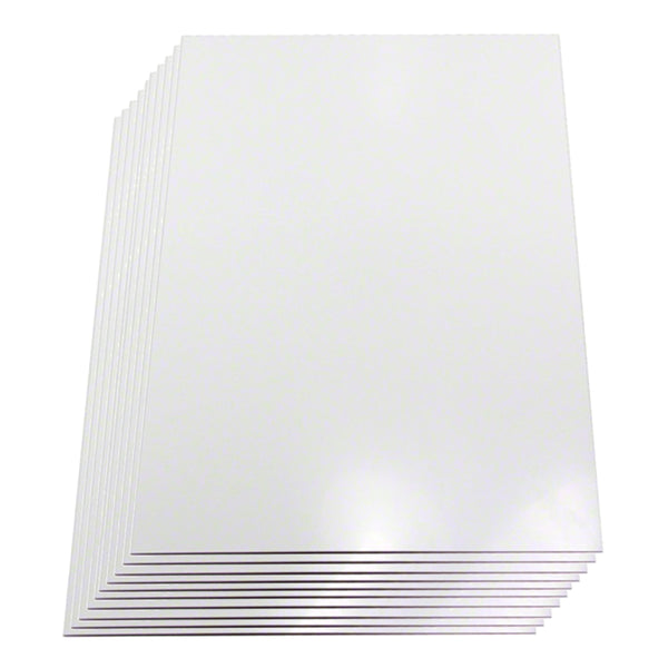 IMPRIMABLE UV - Feuilles d'aluminium extérieures de 1,0 mm - 5" x 7" (12,7 cm x 17,7 cm) - Paquet de 10