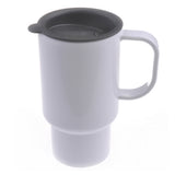 18oz Sublimation Polymer Travel Mug with Black Lid