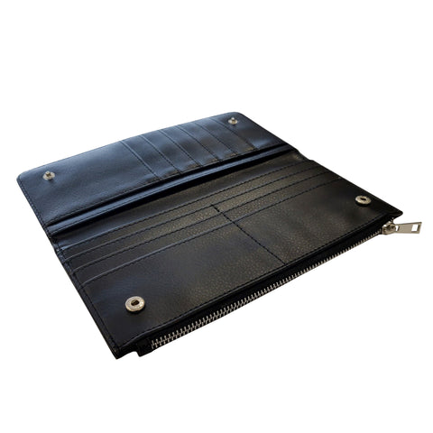 Wallet - Large - 12 Card Holder - Black