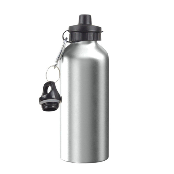 Wasserflaschen - Zwei Deckel - 500ml - Silber