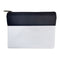 FULL CARTON - 50 x Zip Up Bags - TWO TONE Black & White - 11cm x 14.5cm